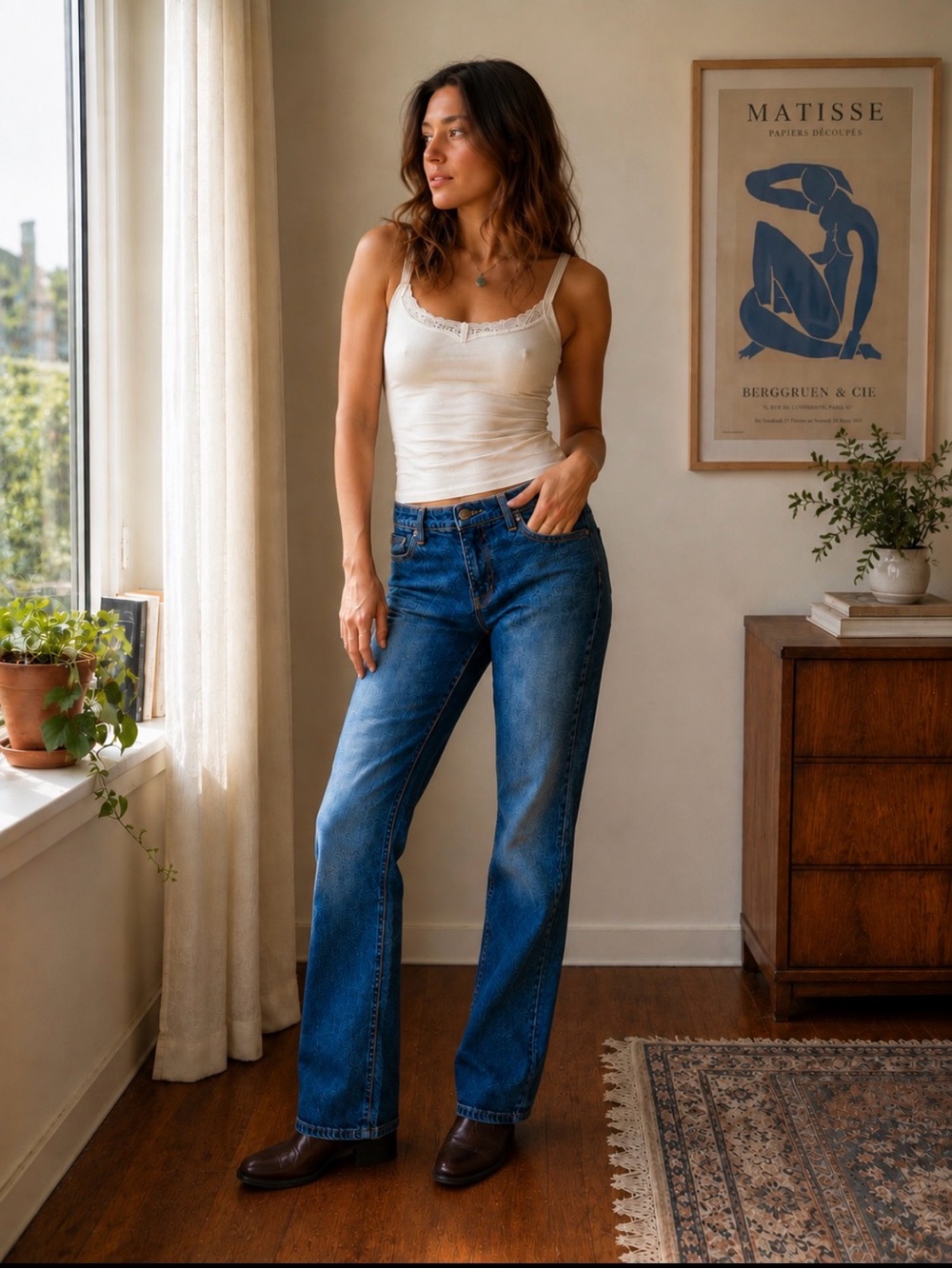 GAP Classic Stretch Jeans Women’s 6 Handsanded Rinse 2008 Y2K Style